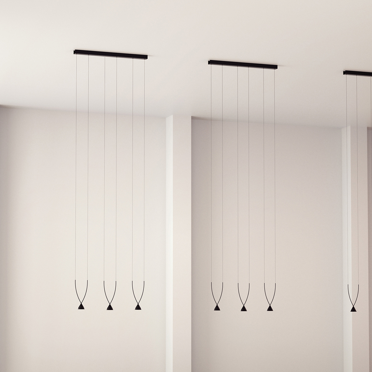 Matte Black Funnel Pendant Light 6 Matte Black Funnel Pendant Light - Image 6
