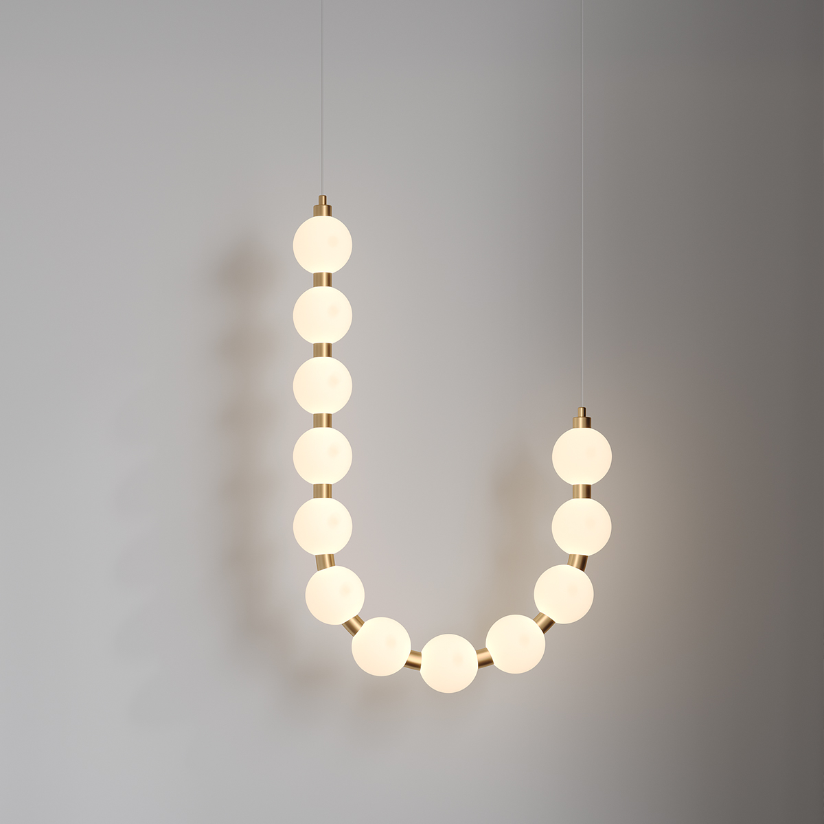 Pearl Necklace Pendant Light 2 Pearl Necklace Pendant Light - Image 2