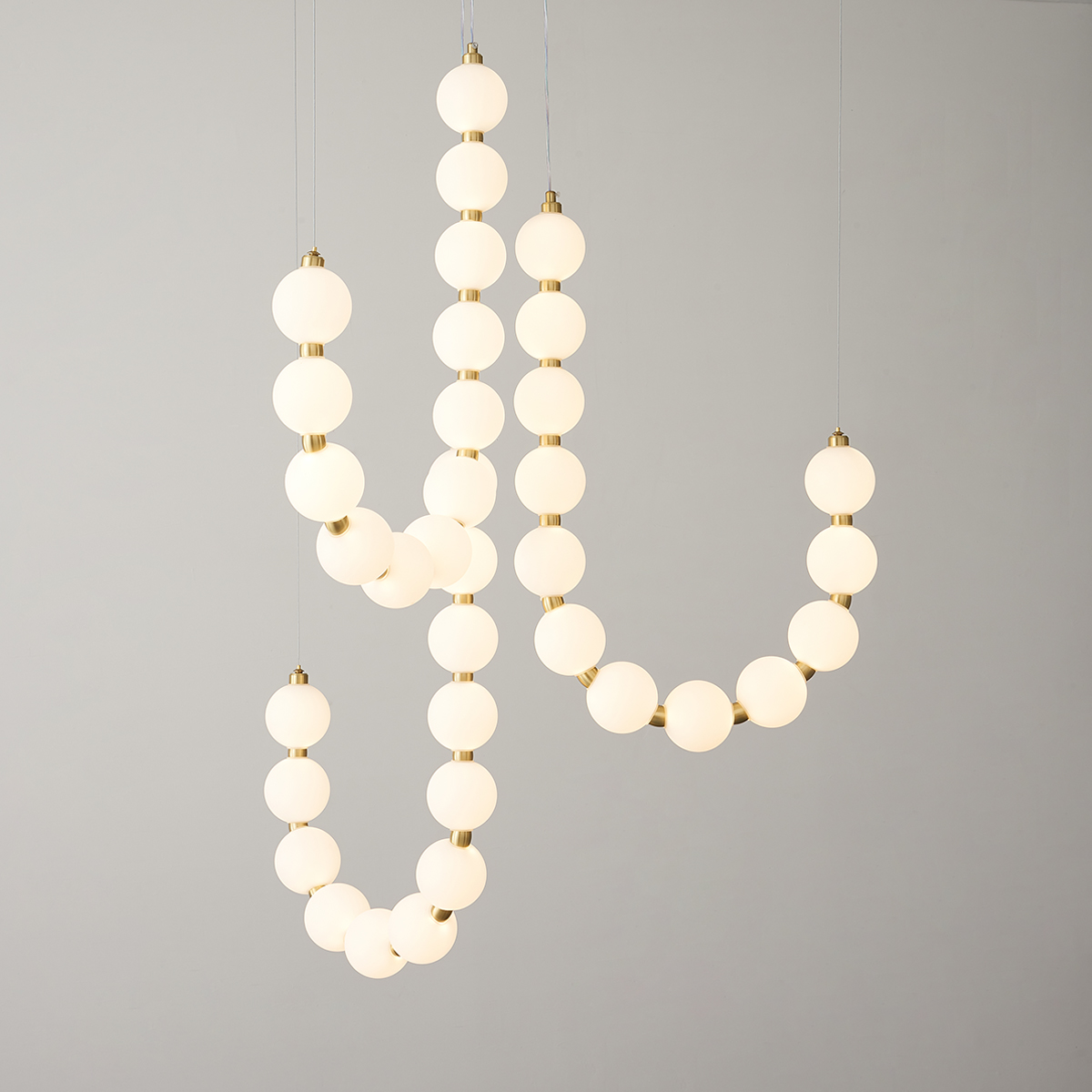 Pearl Necklace Pendant Light 6 Pearl Necklace Pendant Light - Image 6