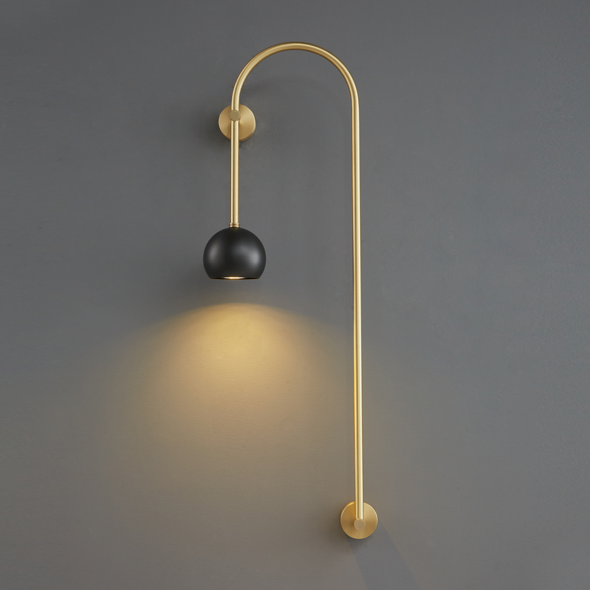 Elegant Copper Wall Lamp 2 Elegant Copper Wall Lamp - Image 2