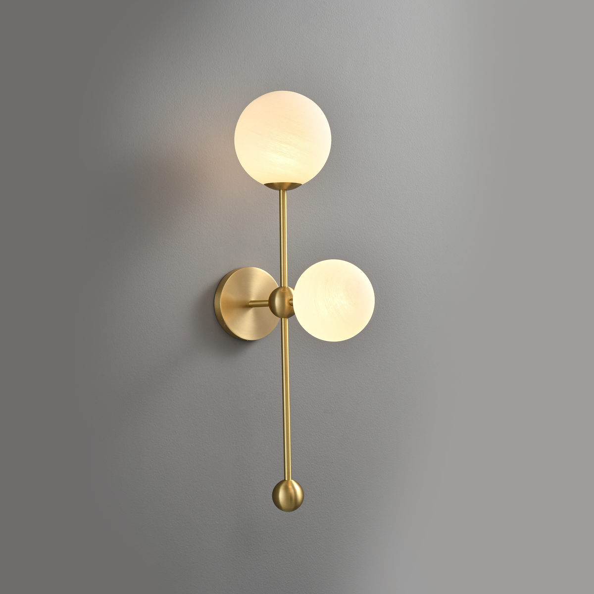Mid-century modern globe sconce 2 Mid-century modern globe sconce - Image 2