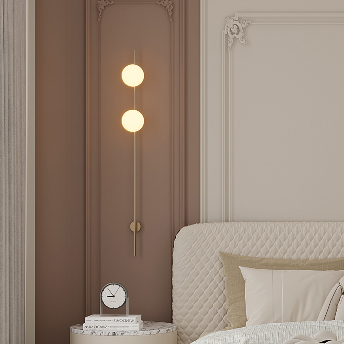 Mid-century modern globe wall sconce 5 Mid-century modern globe wall sconce - Image 5