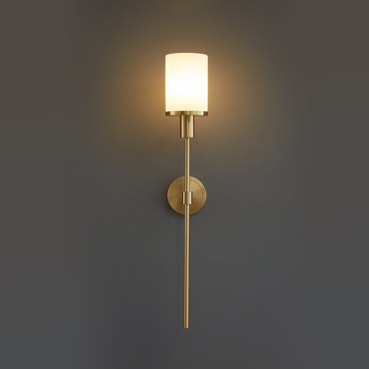 Contemporary Cylindrical Glass Wall Lamp 4 Contemporary Cylindrical Glass Wall Lamp - Image 4