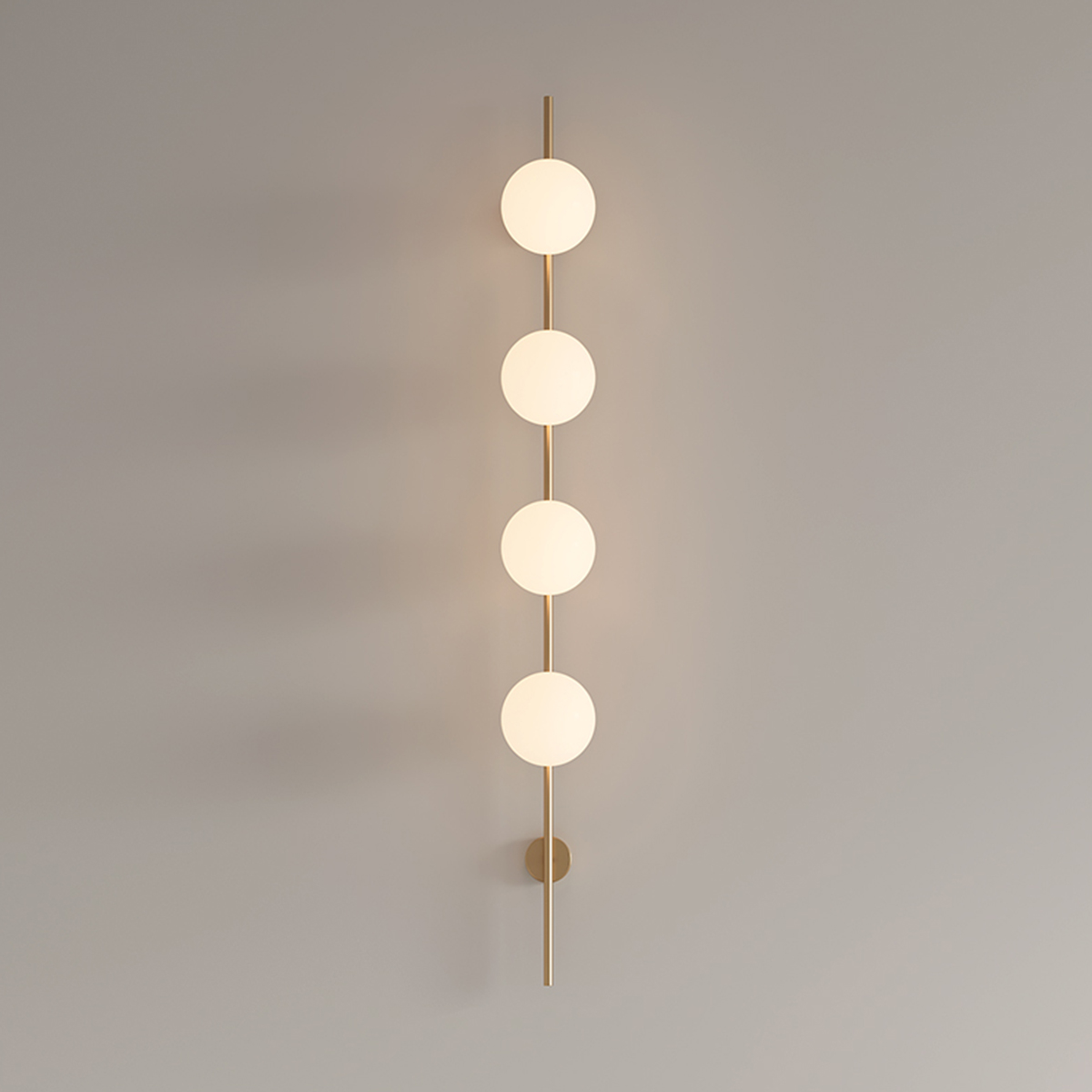 Mid-century modern globe wall sconce 2 Mid-century modern globe wall sconce - Image 2