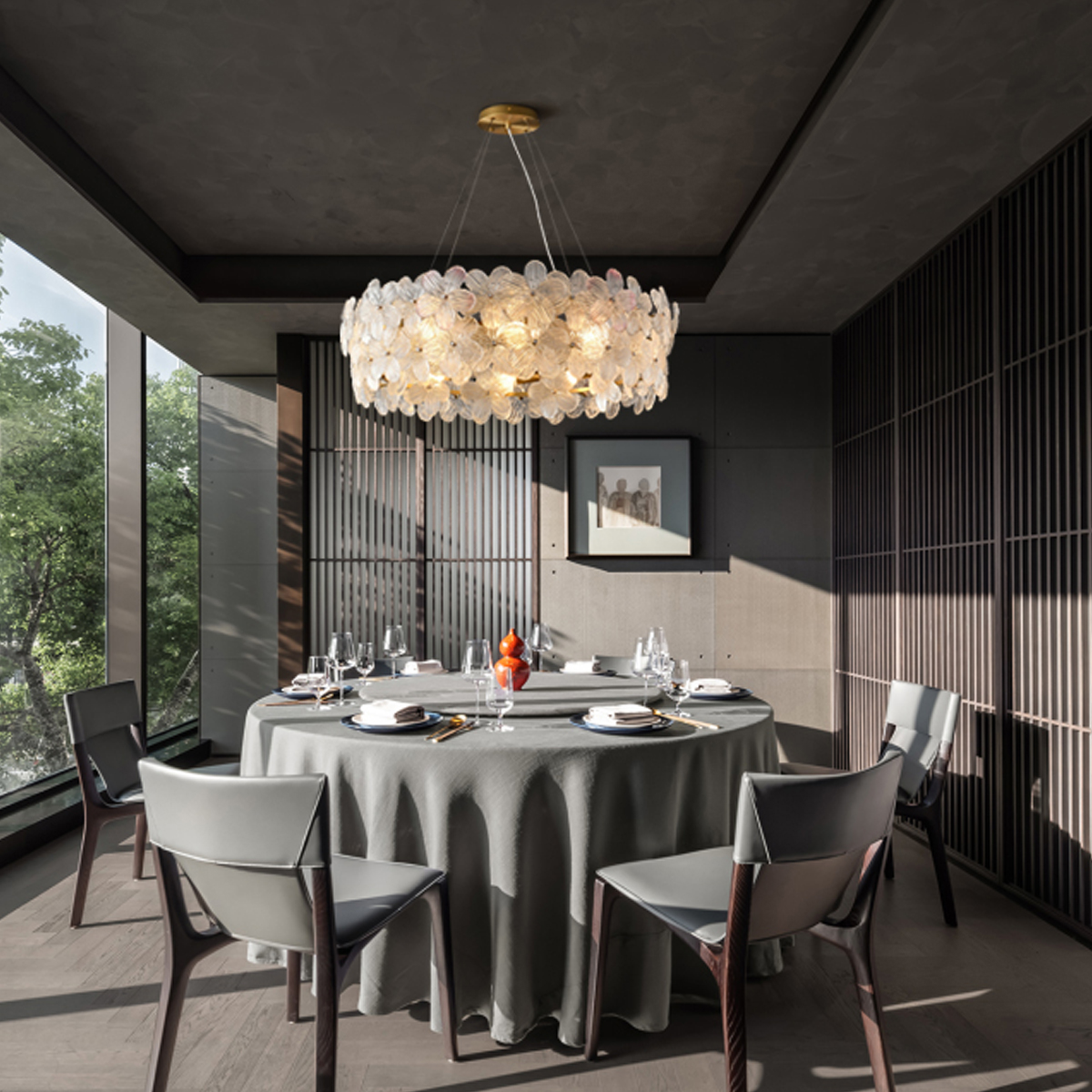 Modern Luxury Flower Petal Chandelier 5 Modern Luxury Flower Petal Chandelier - Image 5