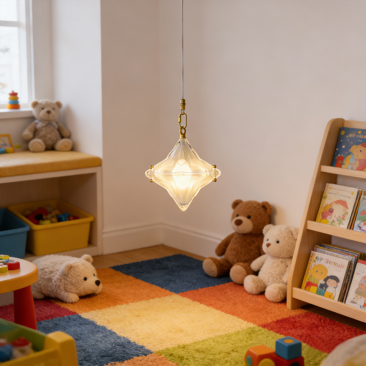 Geometric Glass Pendant Light 8 Geometric Glass Pendant Light - Image 8