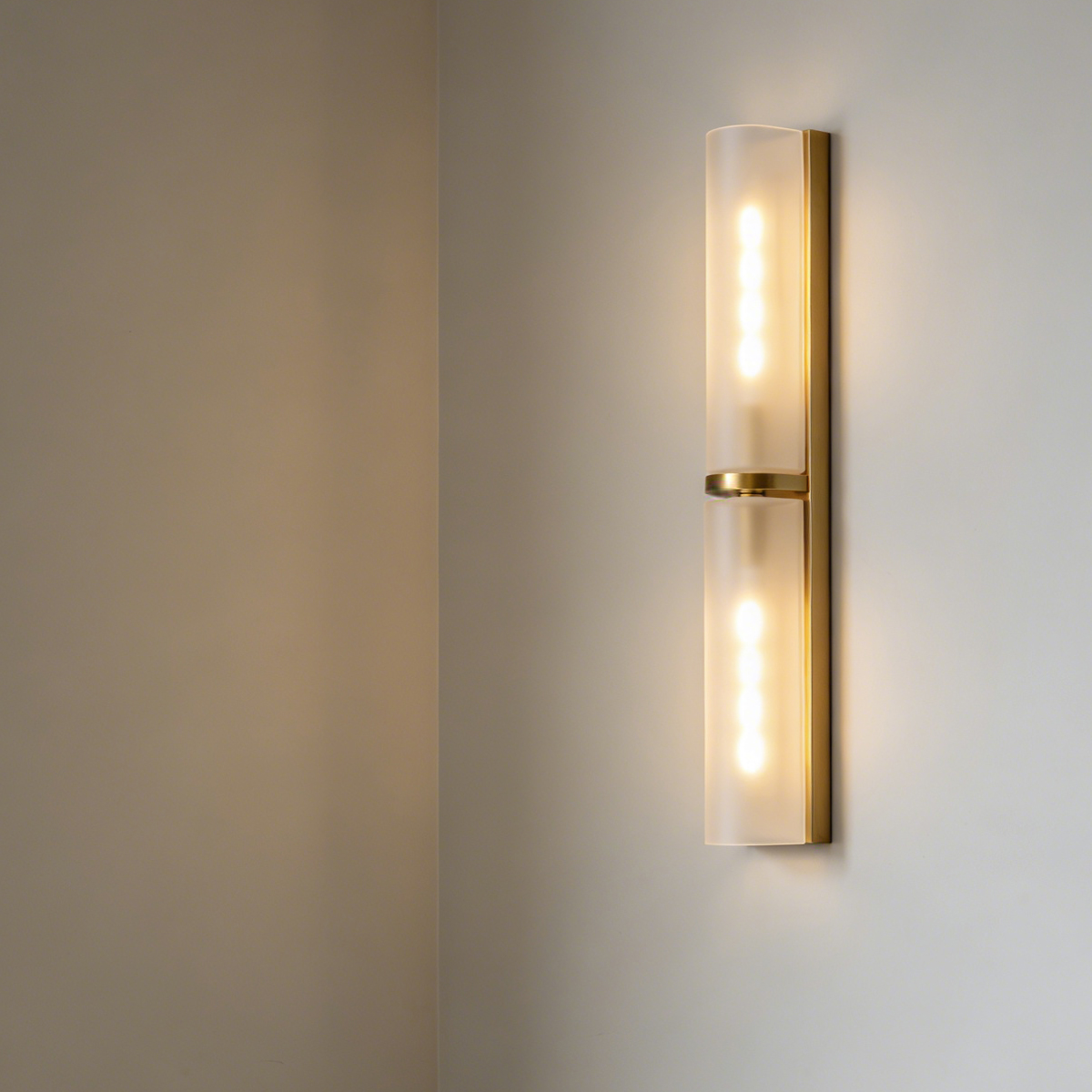 Frosted Glass Tube Sconce 9 Frosted Glass Tube Sconce - Image 9