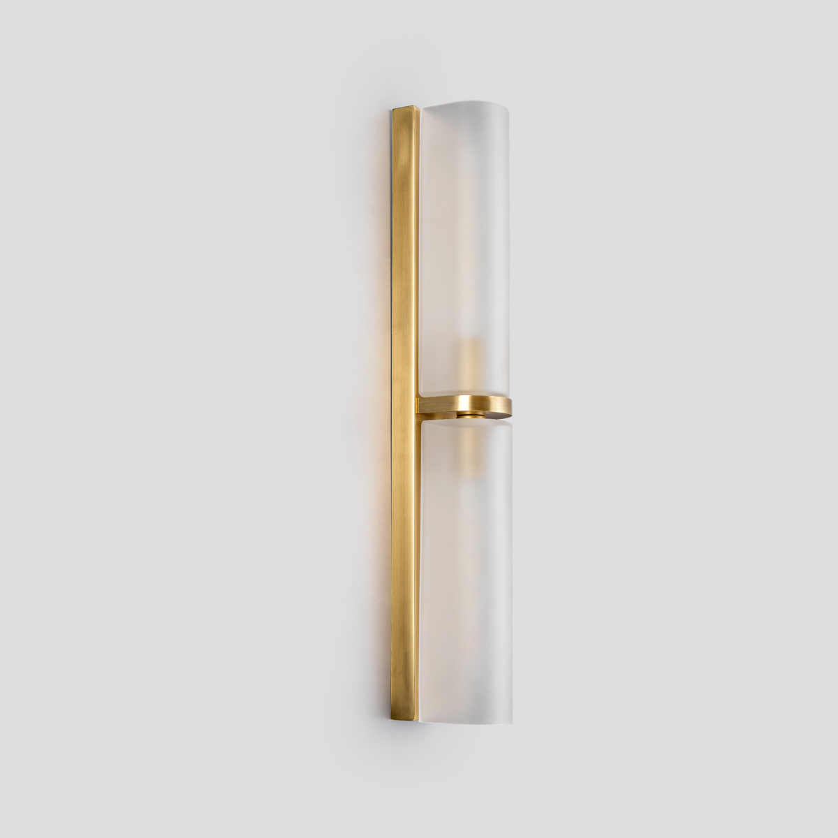 Frosted Glass Tube Sconce 10 Frosted Glass Tube Sconce - Image 10