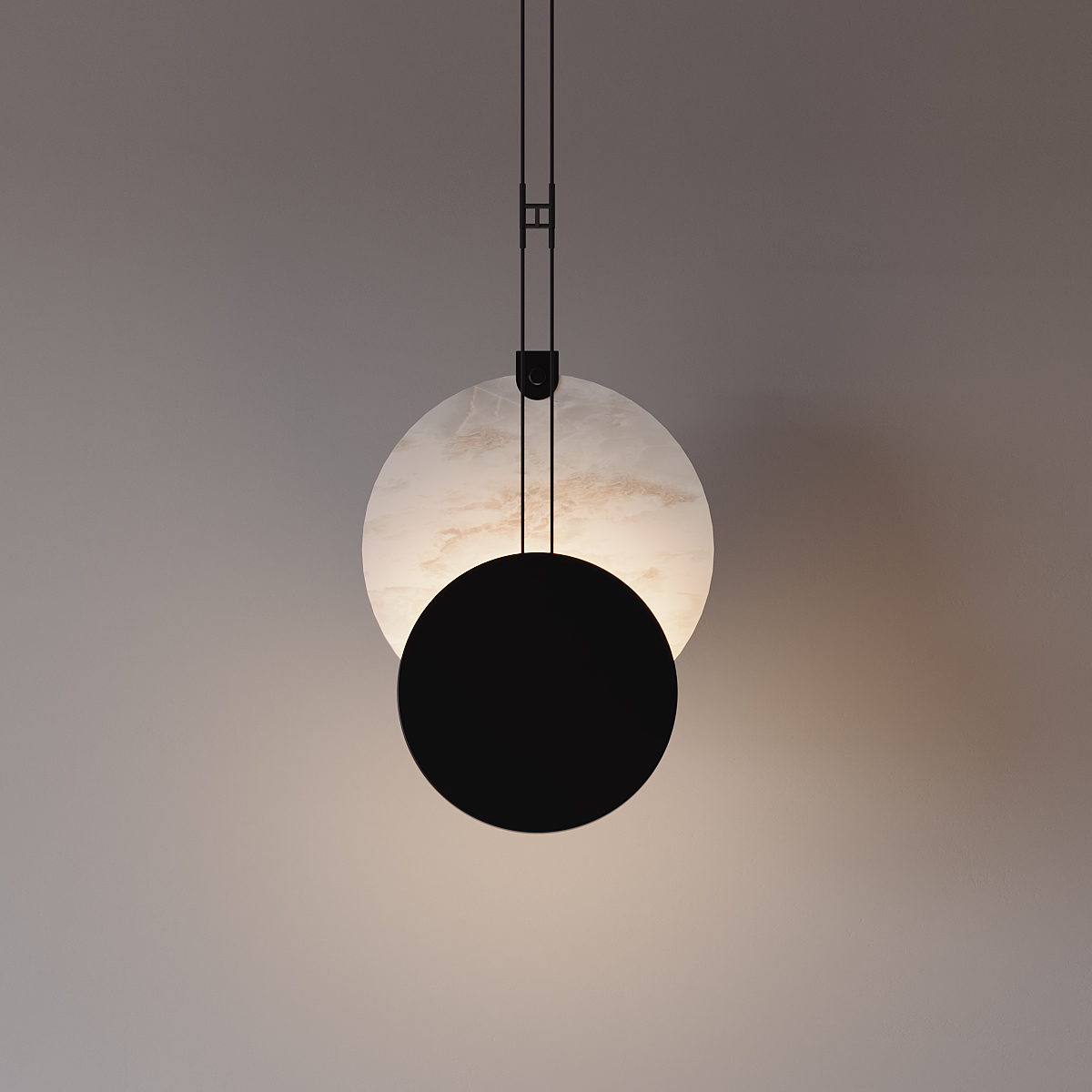 Elevate Your Ambiance: Softly Glowing Marble-Effect Pendants 3 Elevate Your Ambiance: Softly Glowing Marble-Effect Pendants - Image 3