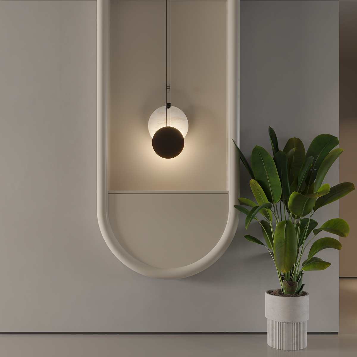 Elevate Your Ambiance: Softly Glowing Marble-Effect Pendants 6 Elevate Your Ambiance: Softly Glowing Marble-Effect Pendants - Image 6