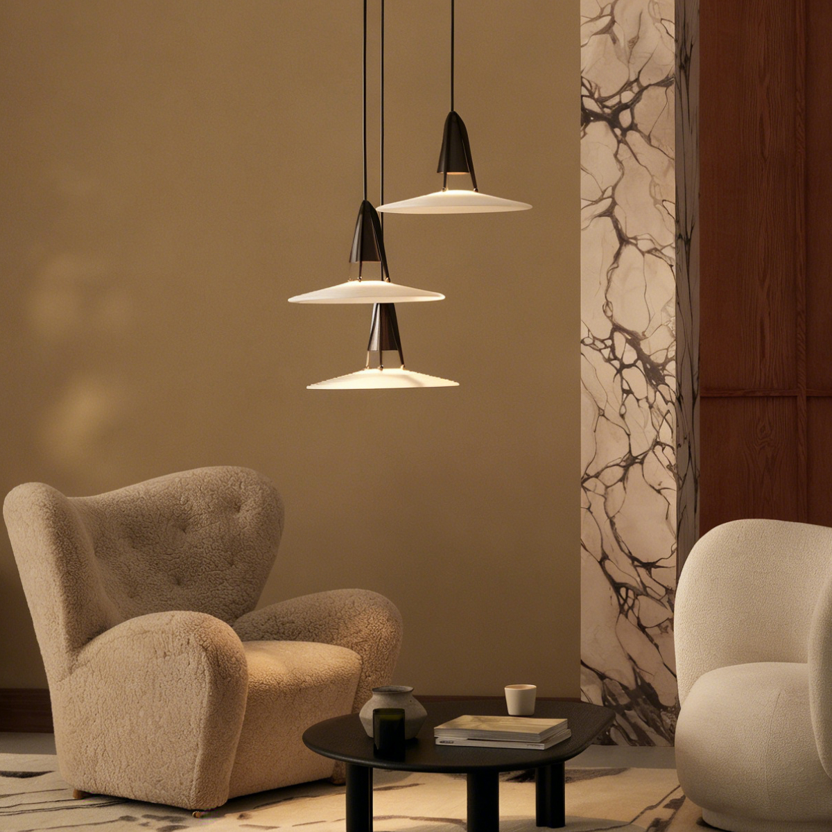 Alabaster Disc Pendant Light 6 Alabaster Disc Pendant Light - Image 6